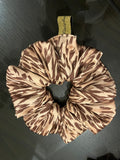 Safari brown XL scrunchie